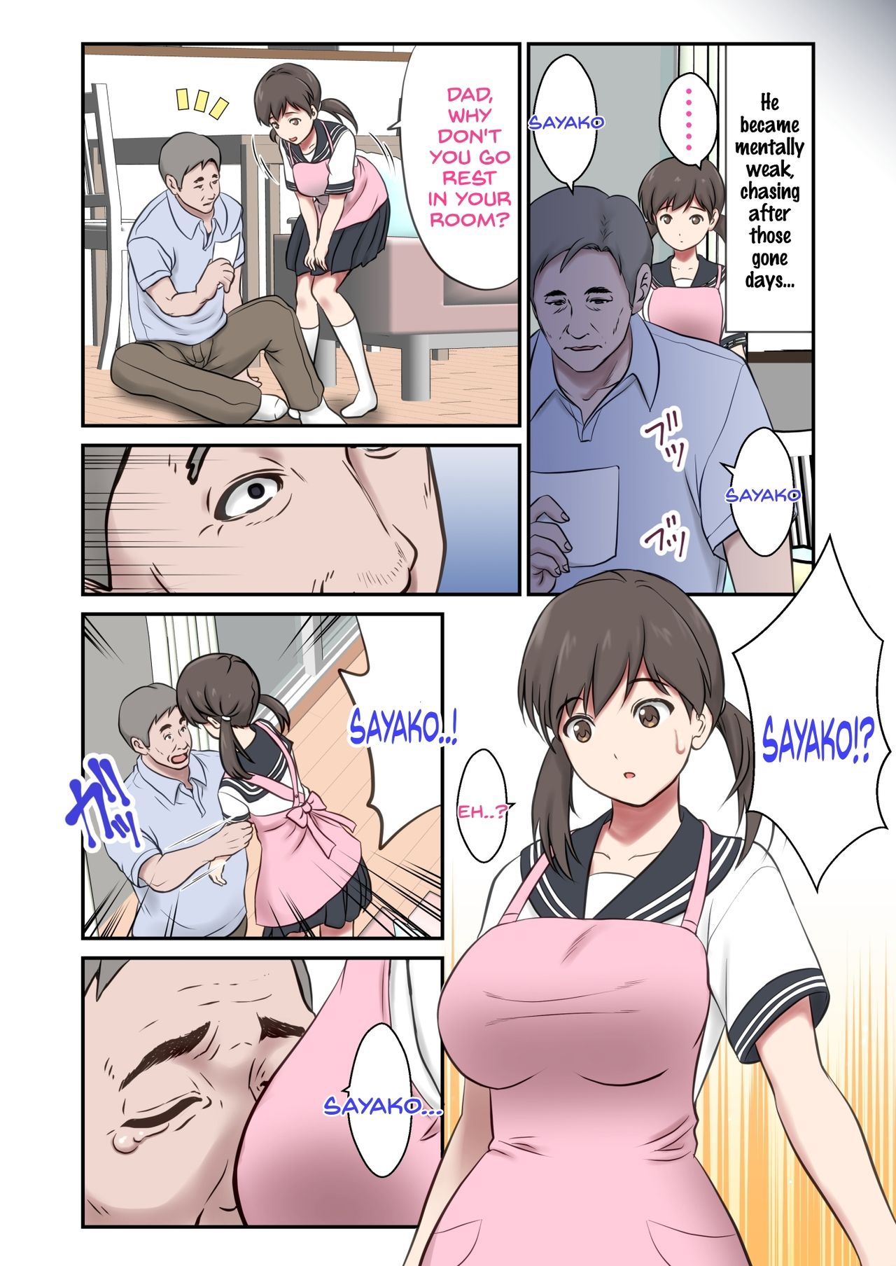 Migawari Tsuma -Naki Haha no Kawari ni Chichioya ni Dakareru Musume- page 4 full