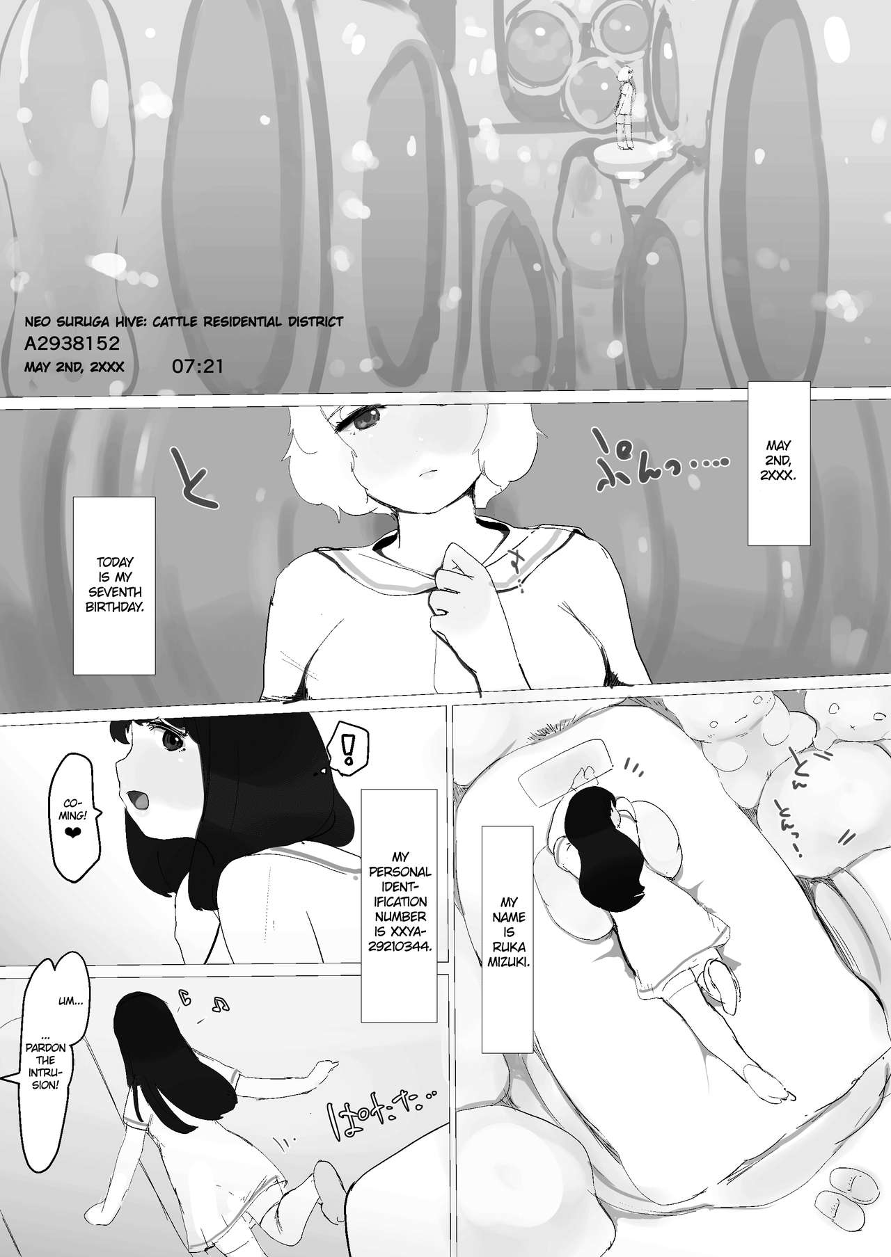 SF Jintai Kaizō  Chichi Otoko no Musume Yuri Osananajimi Ni Kimochiyoku Kyosei Sa Re Aigan Dōbutsu Ni Kaizō Sa Rete Ippai Aisa Rete Kawaigara Re Chau Usui Hon page 6 full