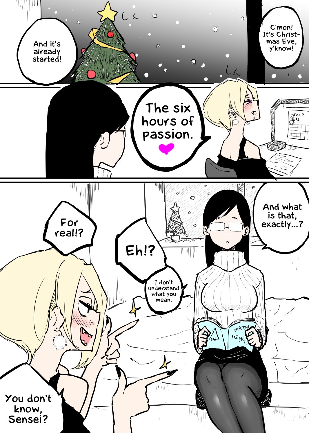 Christmas Katei Kyoushi yuri | The Christmas Private Tutor page 2 full