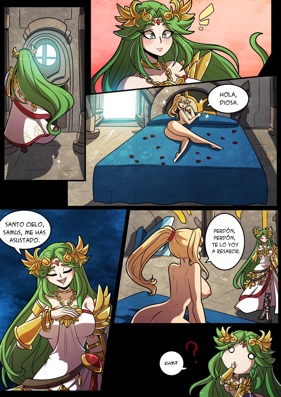 - Smash Girls - Samus and Palutena's Bedroom Smash! -  -  - Complete page 4 full