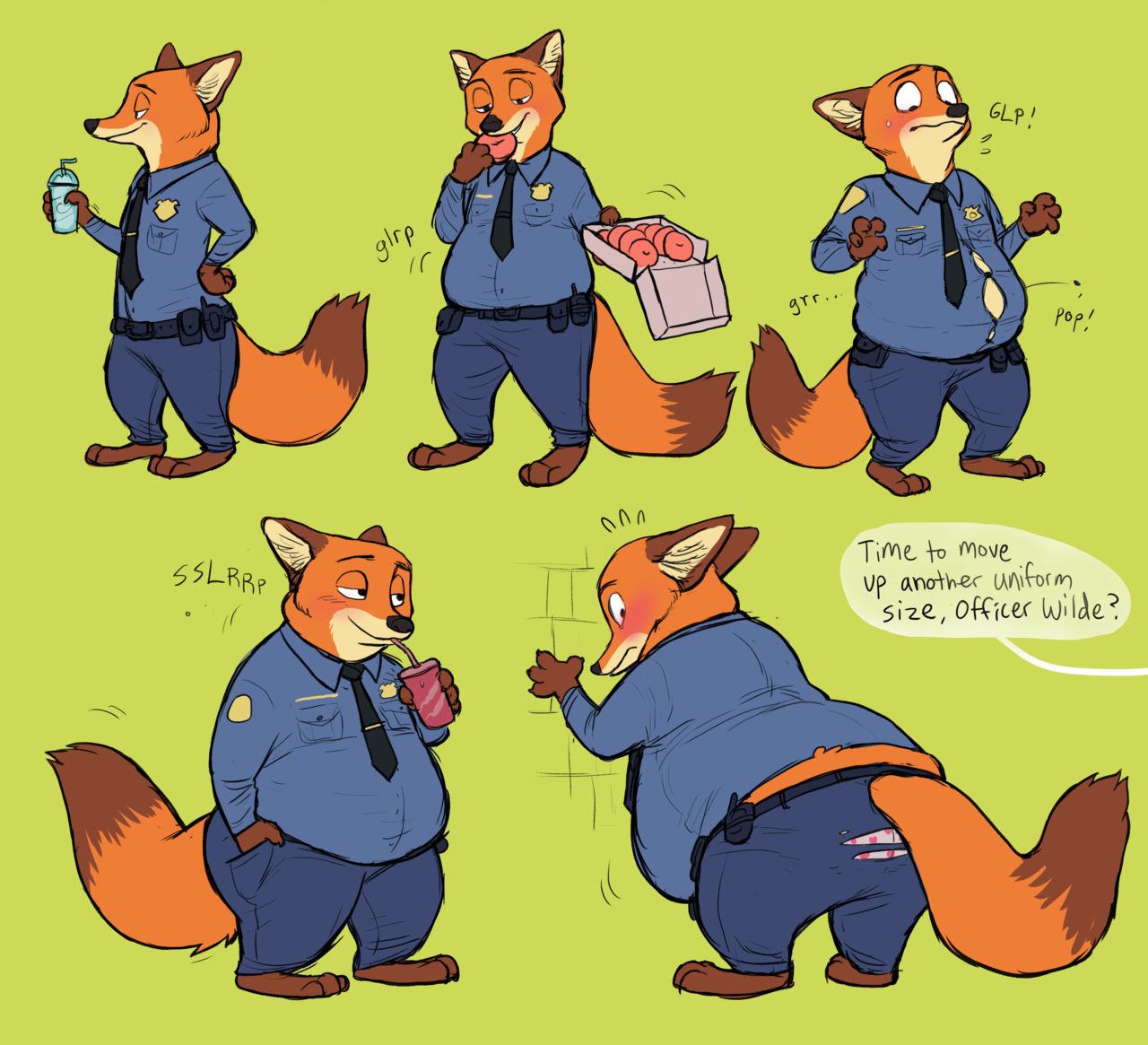 Officer Wilde Sketchpack page 2 full