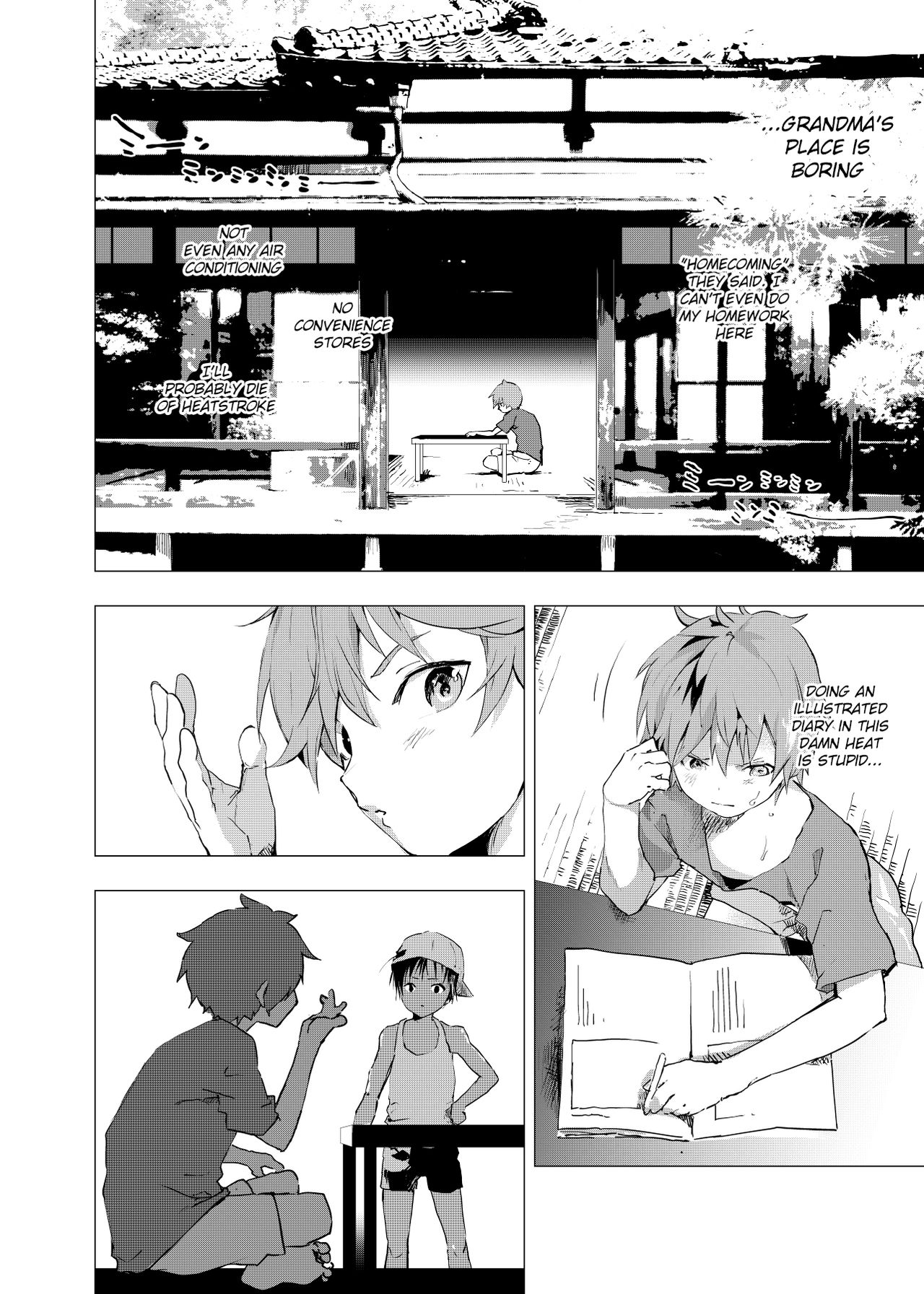 Inaka no Uke Shounen to Tokai no Seme Shounen no Ero Manga page 2 full