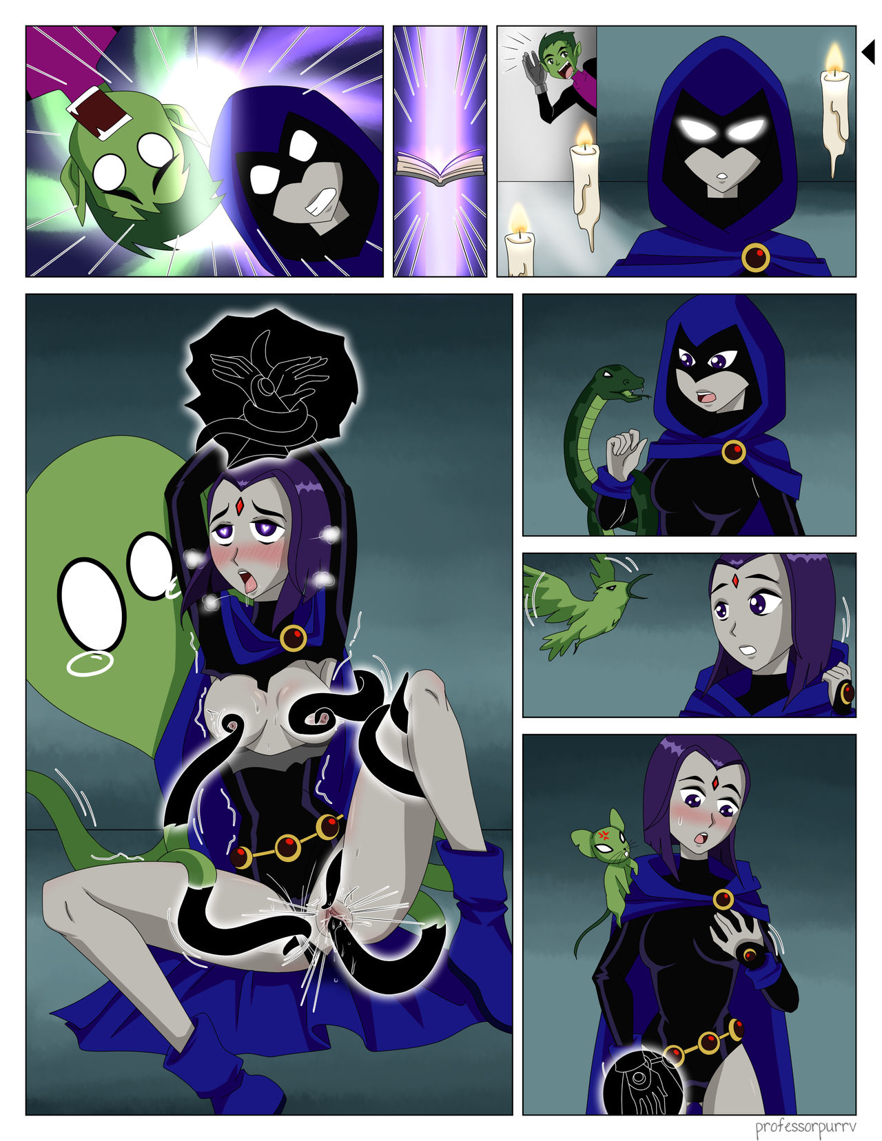 Beastboy &amp; Raven swap bodies page 9 full
