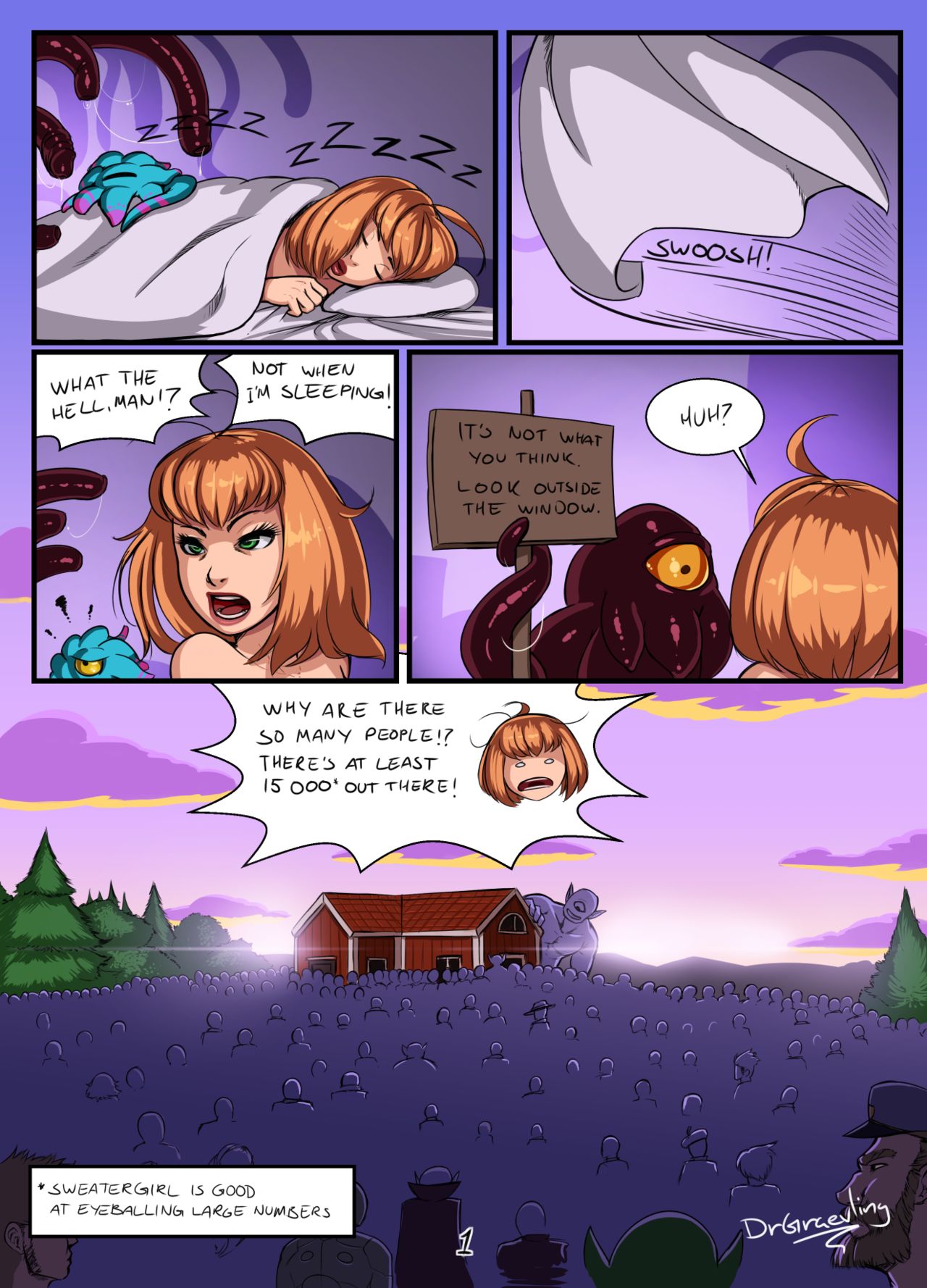 - SweaterGirl gang-bang page 1 full