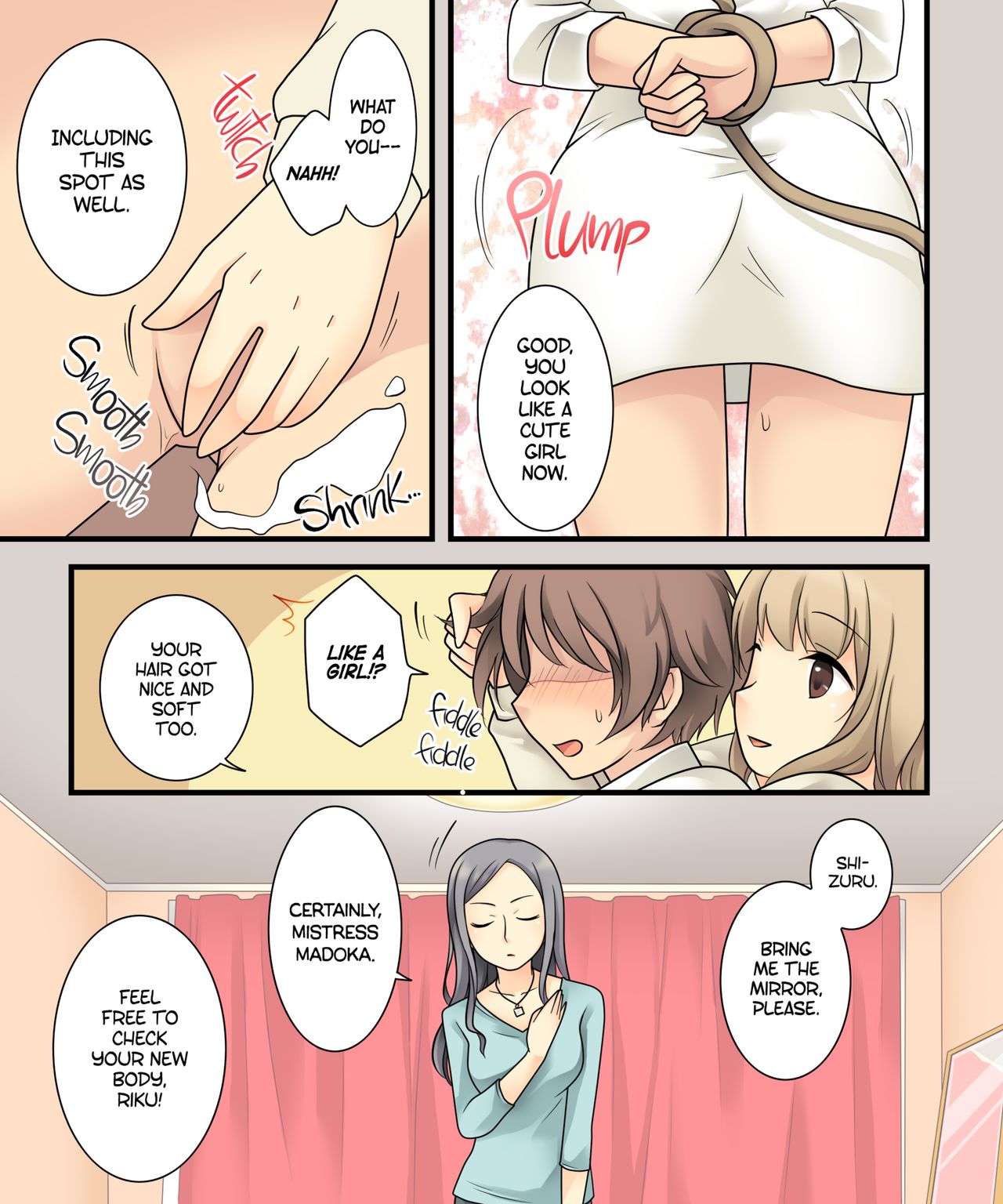 Leskko ni Otoko no Yosa o Oshieyou to Shitara Nyotaika Choukyou Sareta Ore | I Wanted to Have a Lesbian Get a Taste of My Cock, but I Got Turned Into a Girl Instead page 7 full