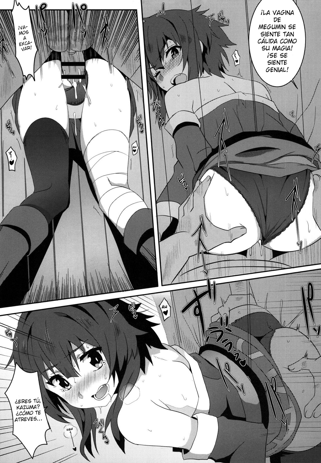 Megumin ni Kareina Shasei o! 3 | ¡Bendiciendo a Megumin con una Magnífica Explosión! 3 page 9 full