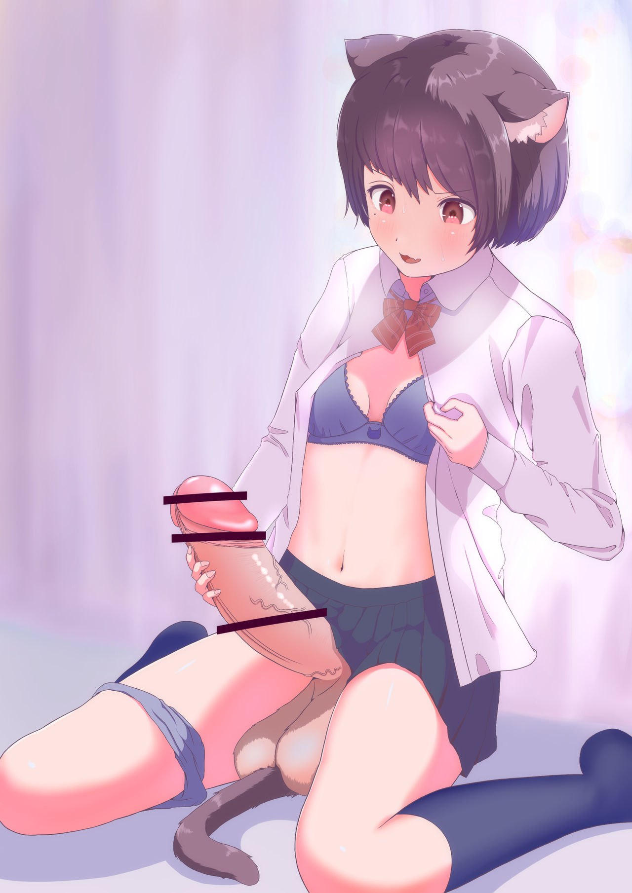 Nekomimi Futanari-chan ga Shikoshiko suru Yatsu page 7 full