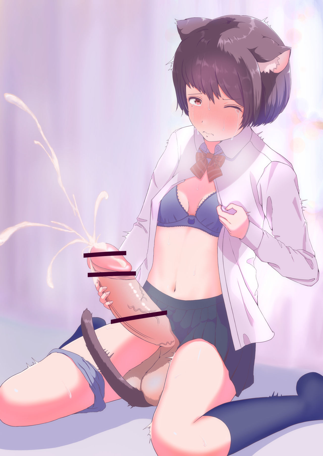 Nekomimi Futanari-chan ga Shikoshiko suru Yatsu page 9 full
