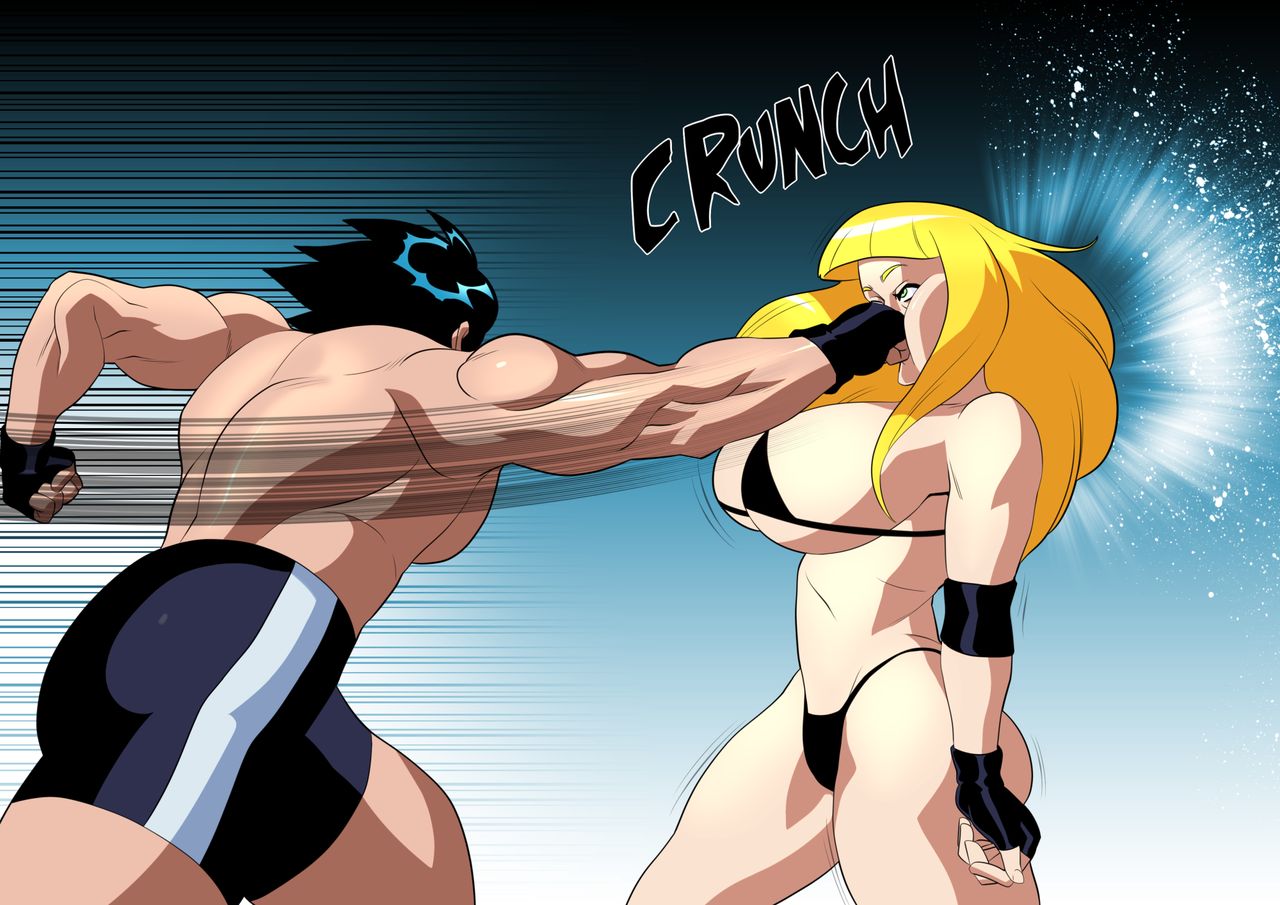 ELINA vs DOM MIXED MMA MATCH page 4 full