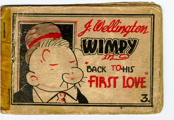 J. Wellington Wimpy in "Back To His First Love" page 1 full
