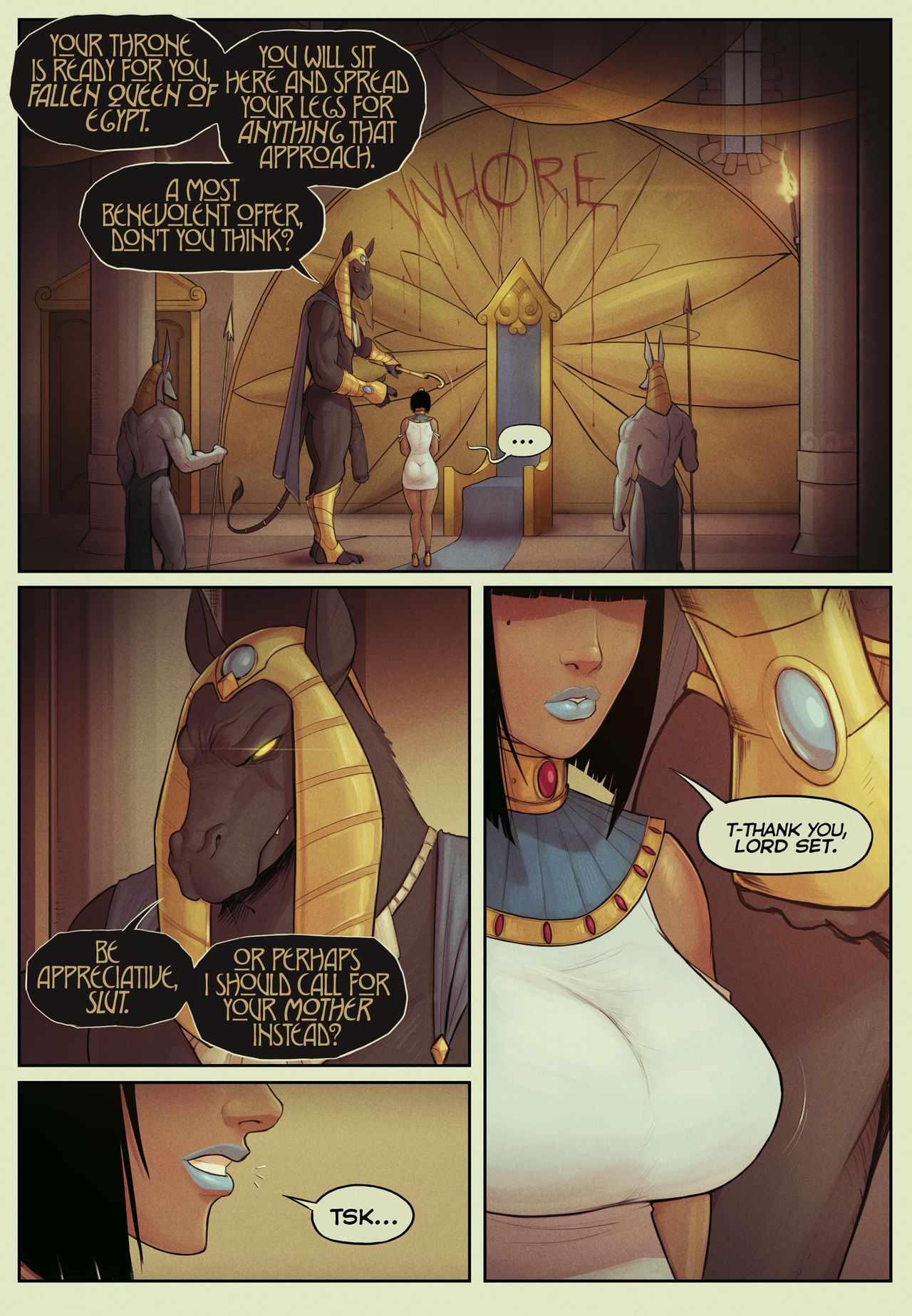 Legend of queen Opala In the shadow of anubis chapter one page 10 full