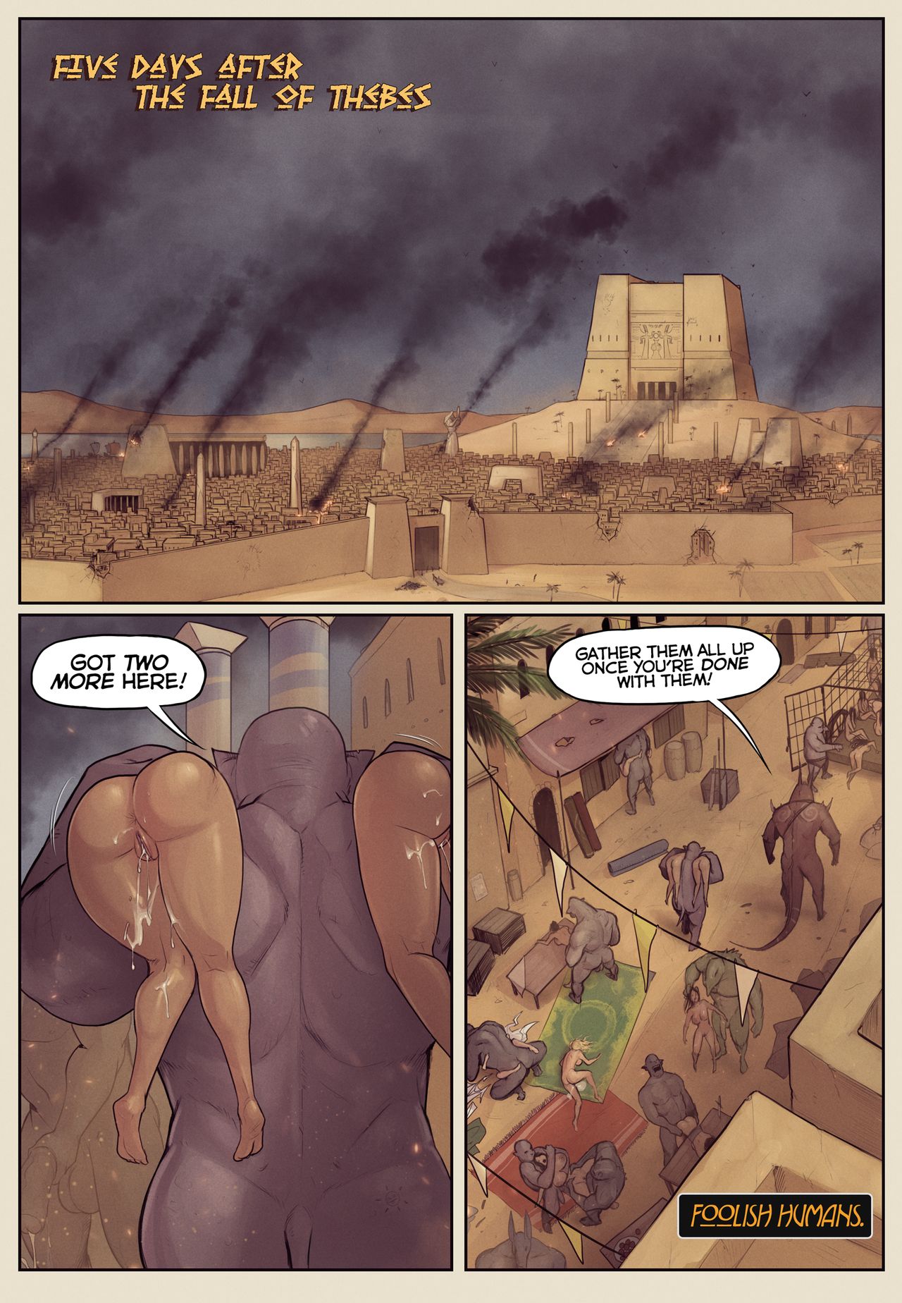 Legend of queen Opala In the shadow of anubis chapter one page 6 full