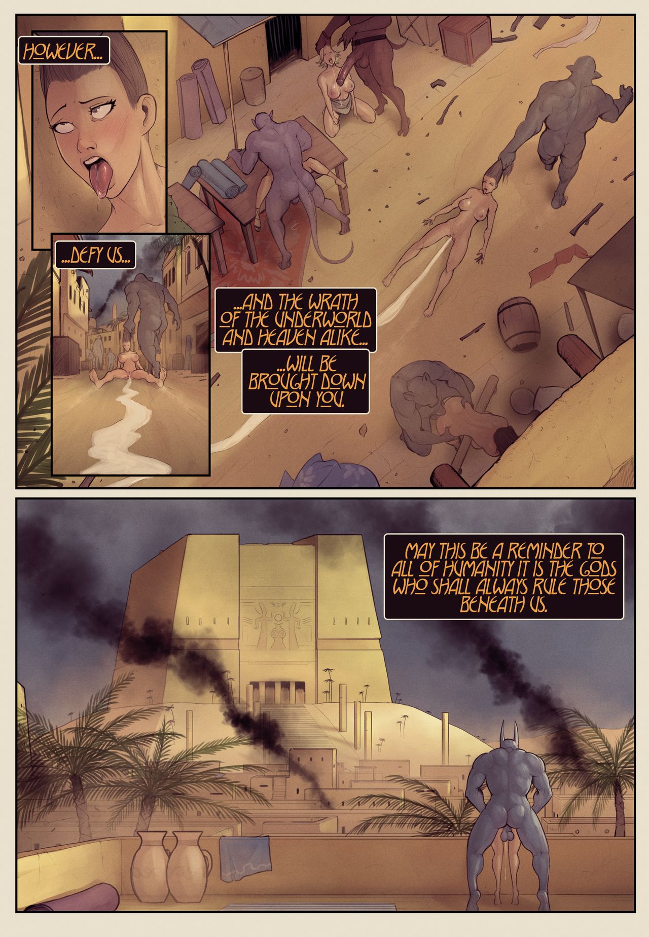 Legend of queen Opala In the shadow of anubis chapter one page 9 full
