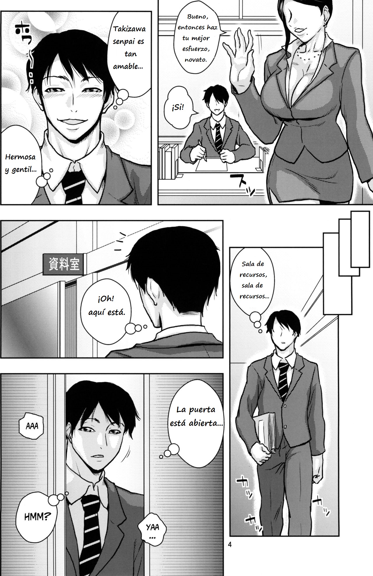 Bijin Onna Joushi o Yaru! | Violando a una Hermosa Jefa 1 page 3 full