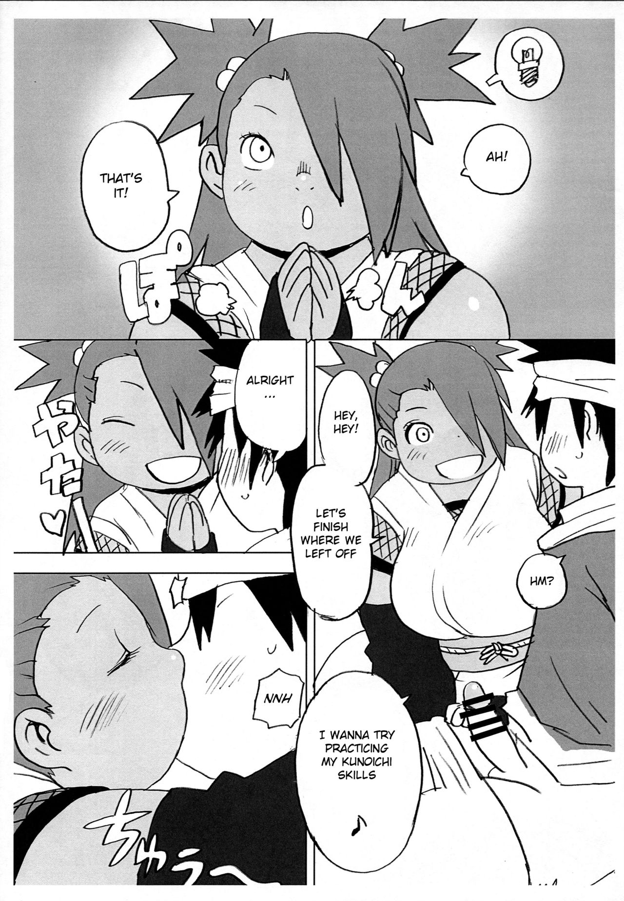 Akimichi Chocho Tadaima Kunoichi Shugyochu page 9 full