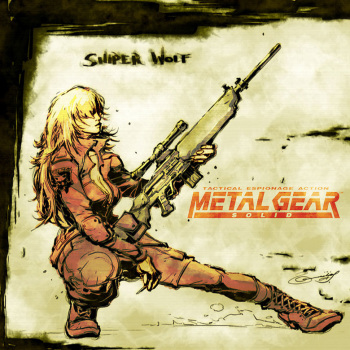 Metal Gear - Sniper Wolf cover