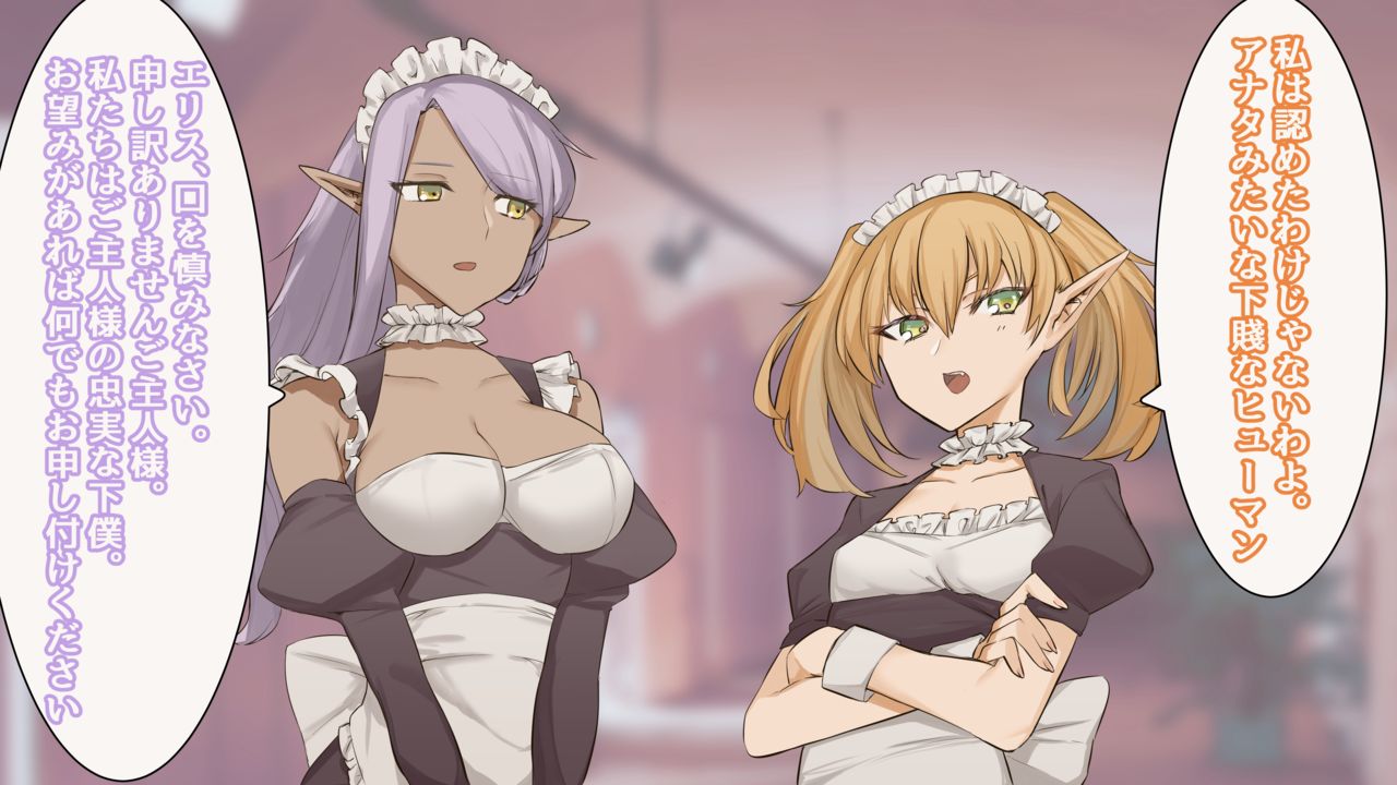 Elf no Mura ni SHoukan sareta Anata ga Senzoku Maid-tachi ni Ippai Amayakasareru Hanashi page 7 full