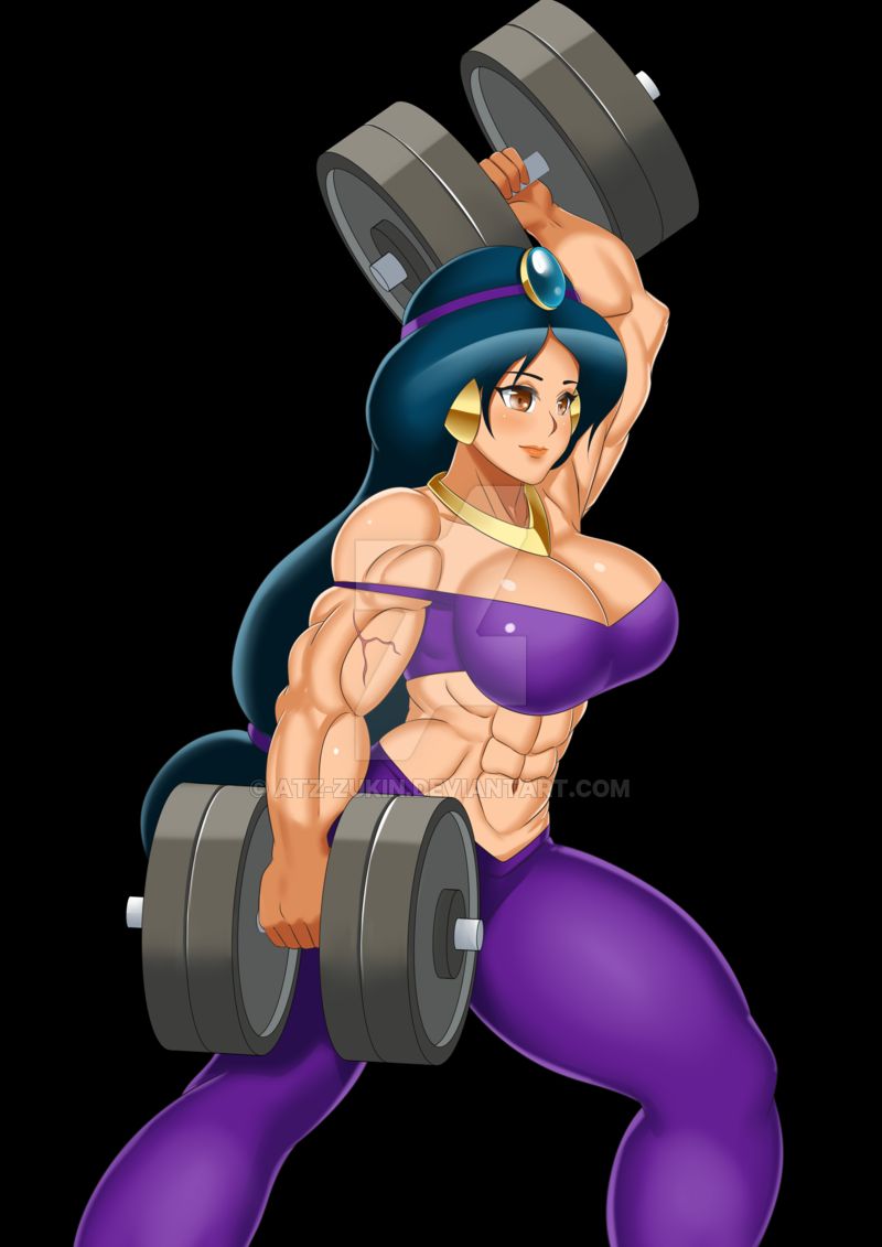 Muscle Disney Girls page 7 full