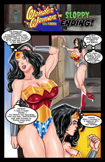 Wonder Woman in Sloppy Ending cover