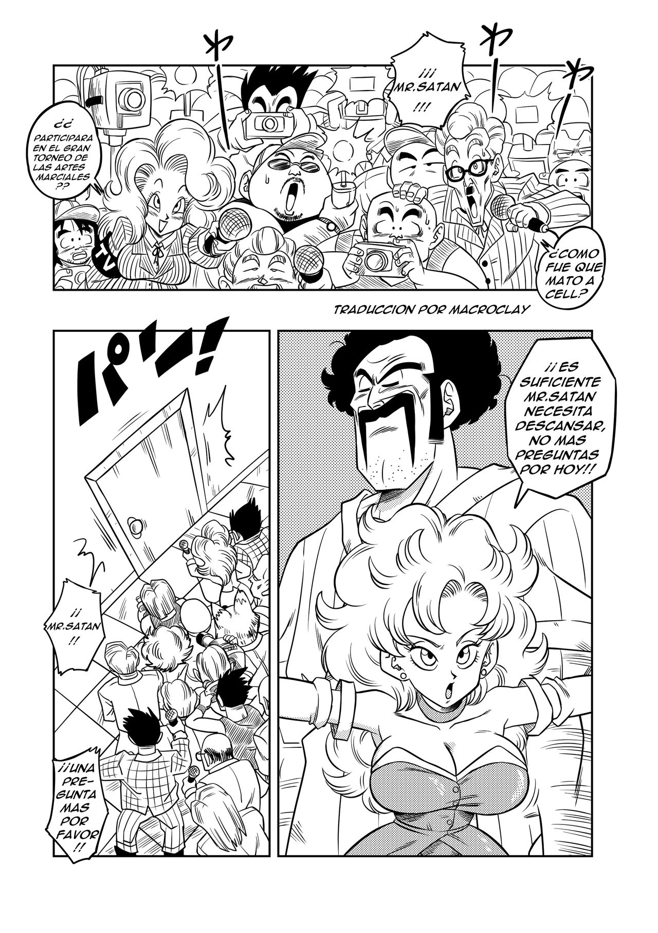 Mister Satan no Himitsu no Training | El Entrenamiento Secreto de Mr. Satan page 3 full