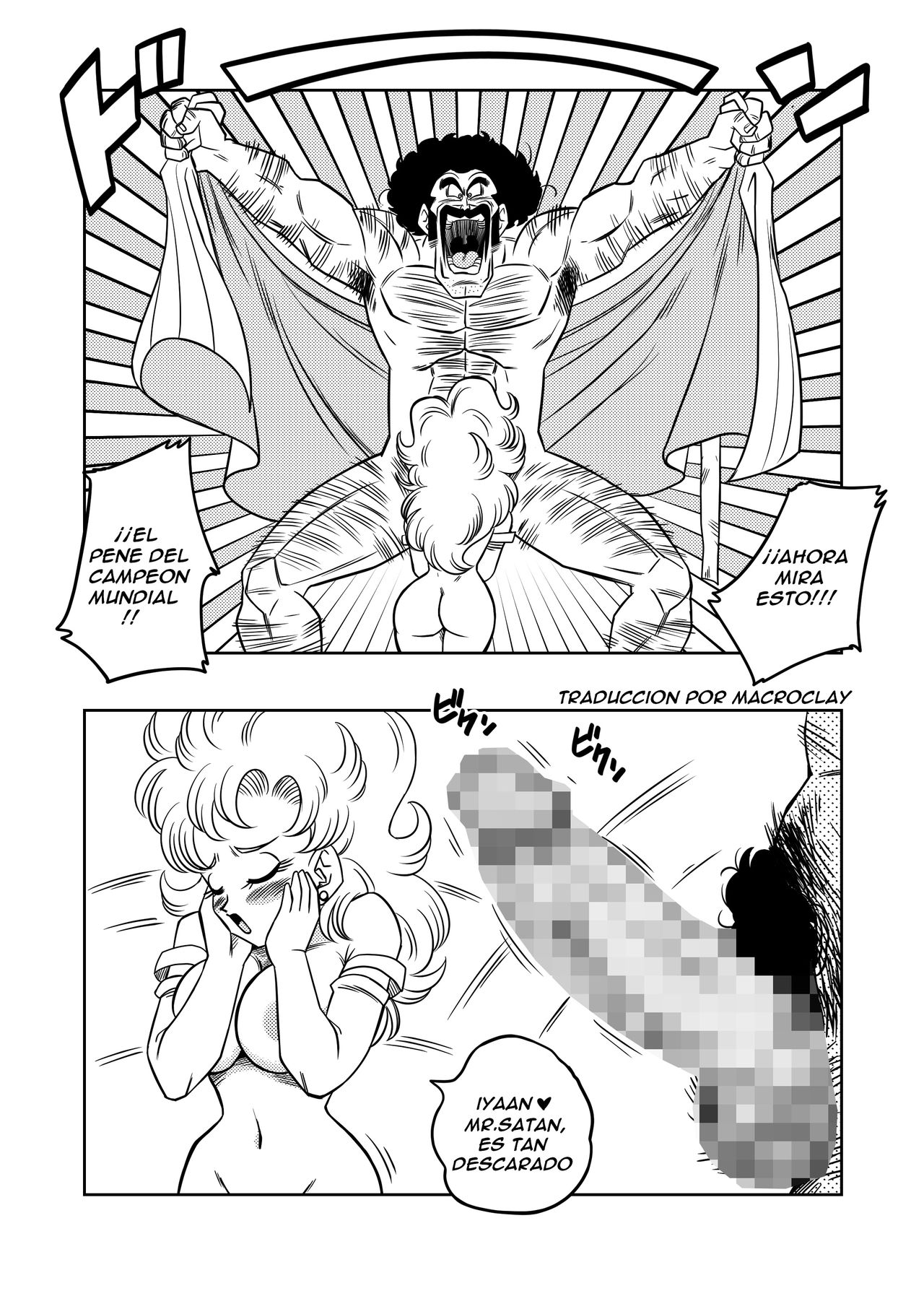 Mister Satan no Himitsu no Training | El Entrenamiento Secreto de Mr. Satan page 8 full