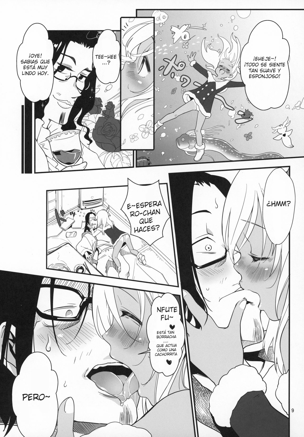 Ro-chan no Seiya ni Icha Love Daisakusen | La gran operación amorosa de Ro-chan en la víspera de Navidad page 9 full