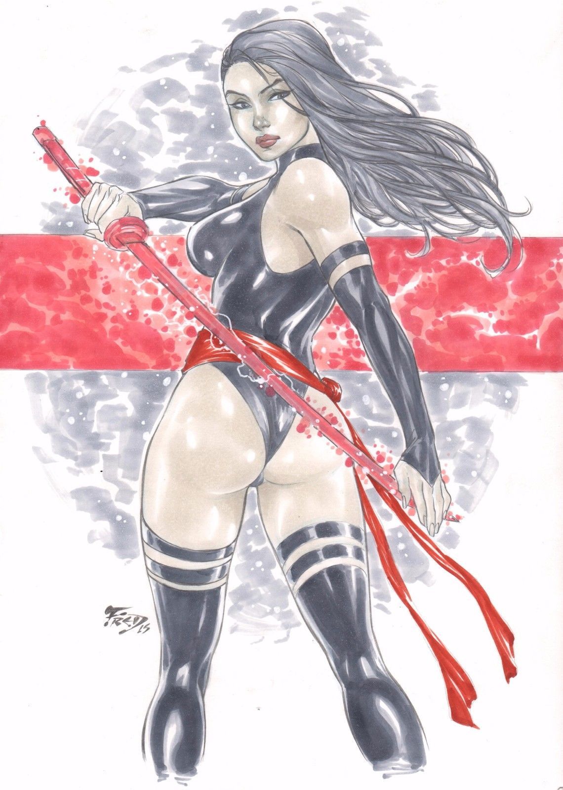Benes studio: Psylocke page 2 full