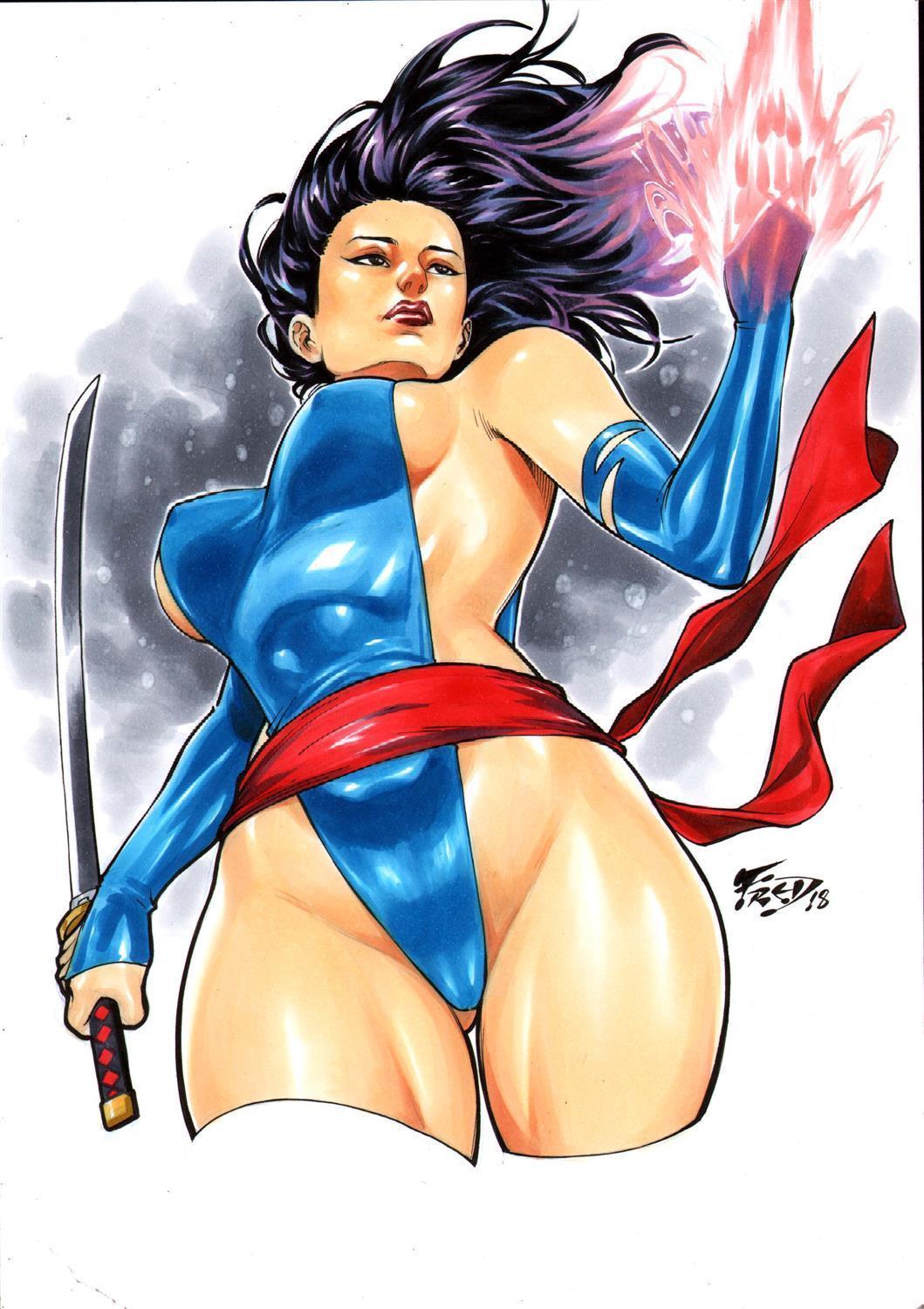 Benes studio: Psylocke page 4 full