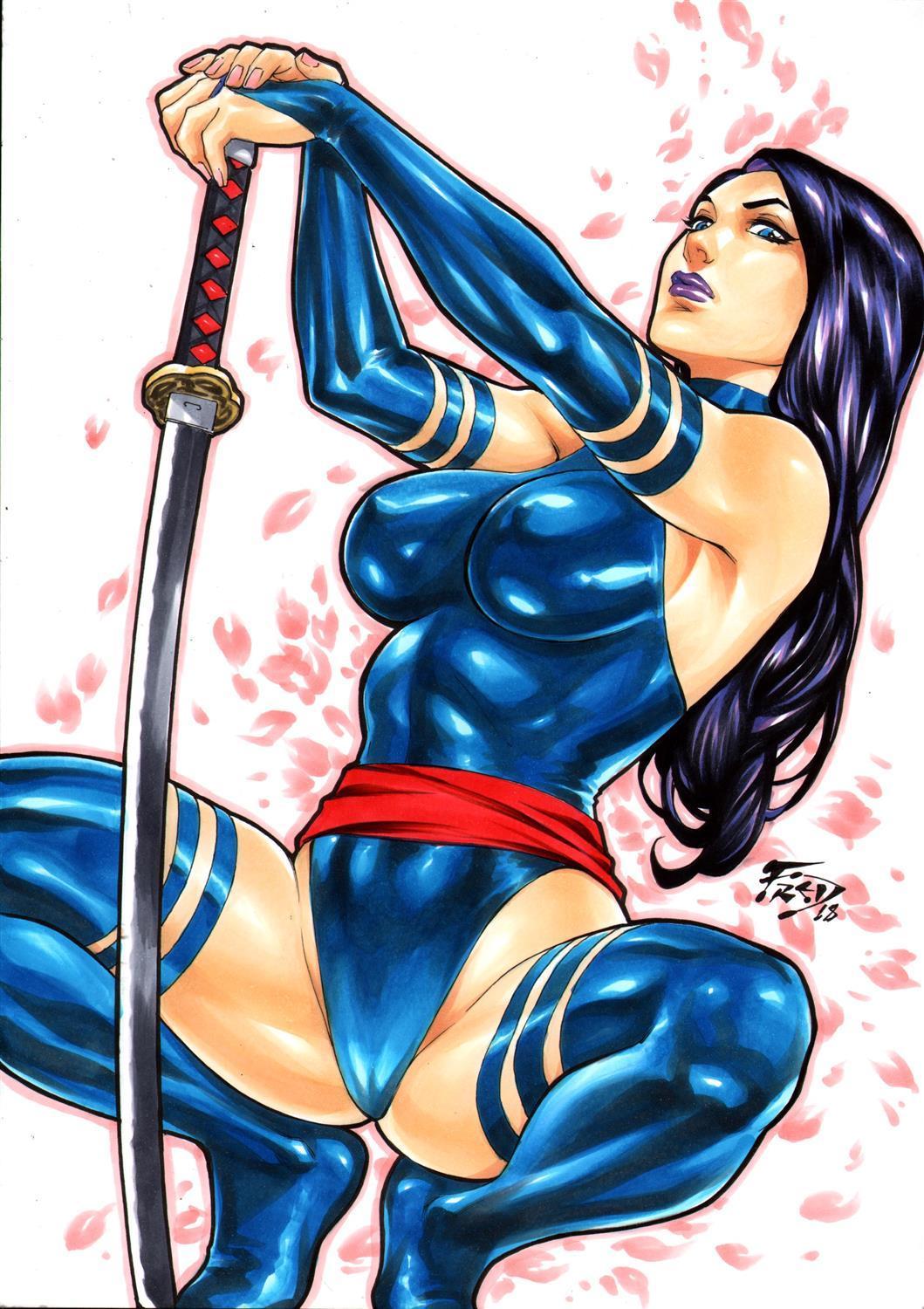 Benes studio: Psylocke page 7 full