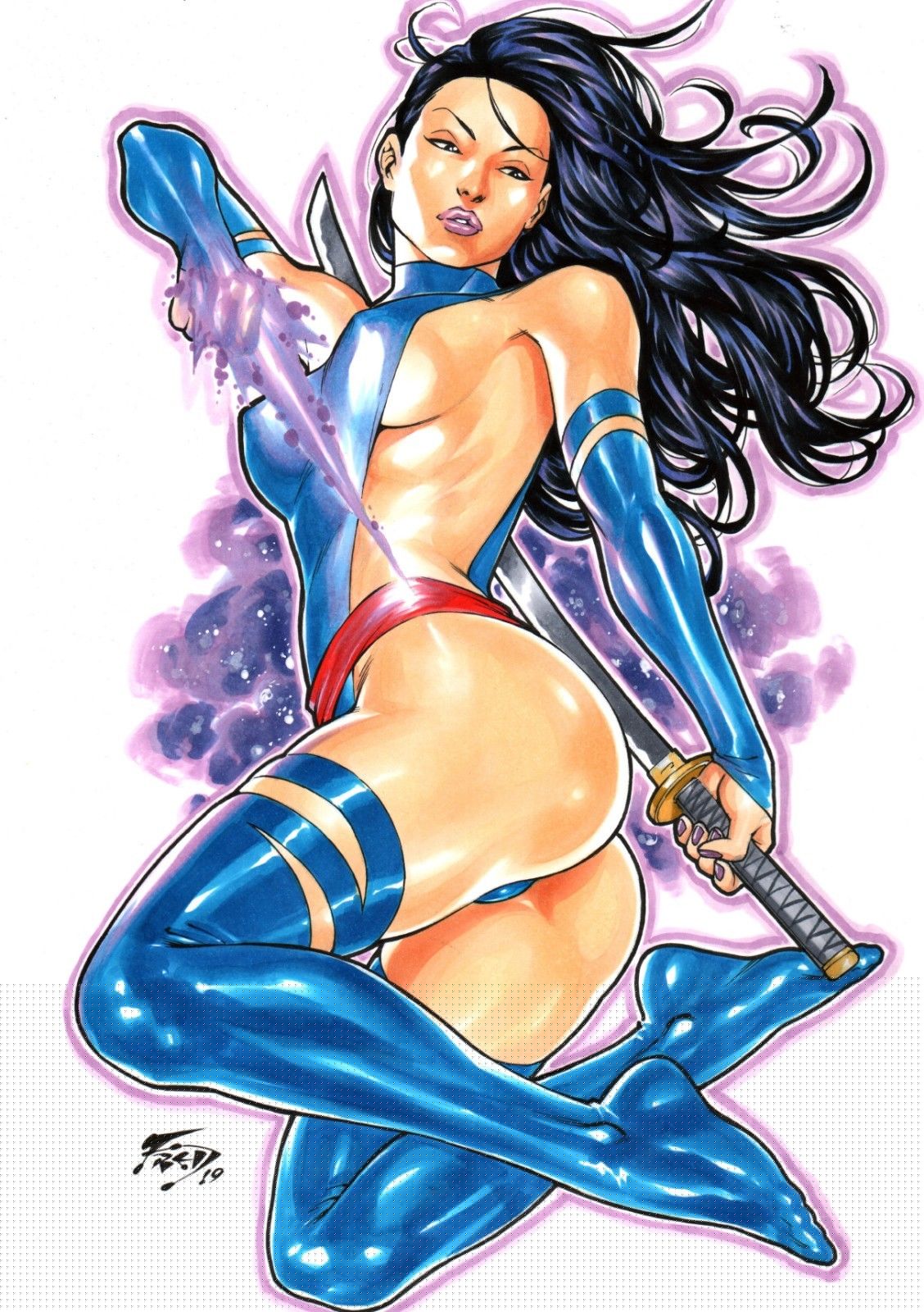 Benes studio: Psylocke page 9 full
