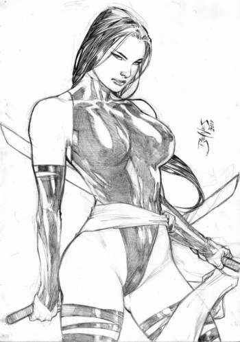 Benes studio: Psylocke cover