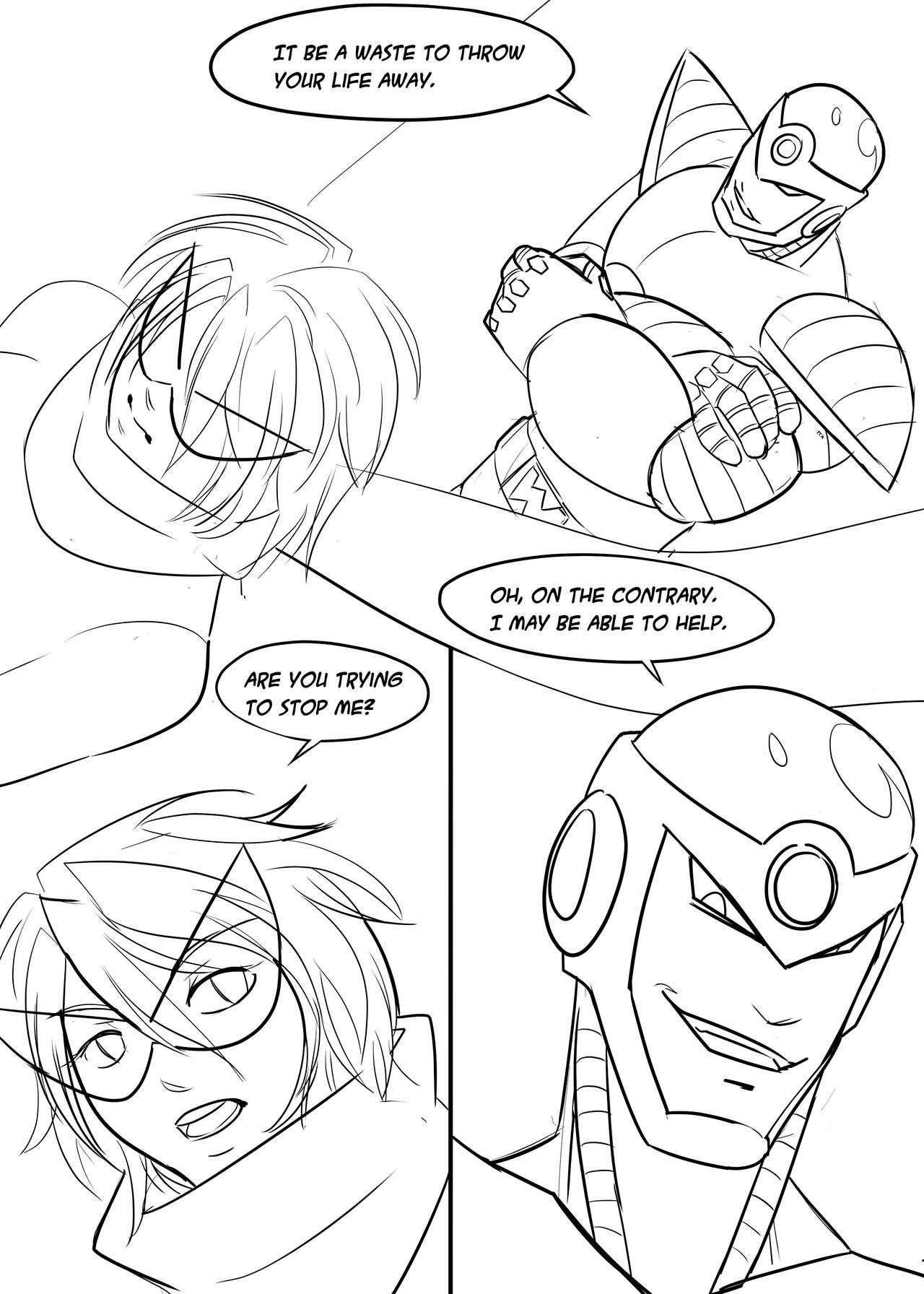 Megaman Hentai Mix page 2 full