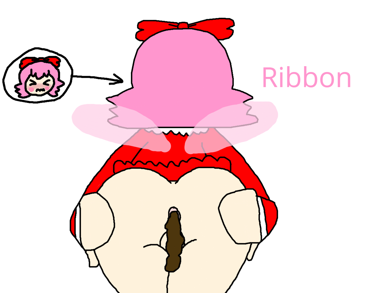 Ribbon goes pooping and farting at the same time page 2 full