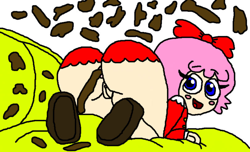 Ribbon goes pooping and farting at the same time page 4 full
