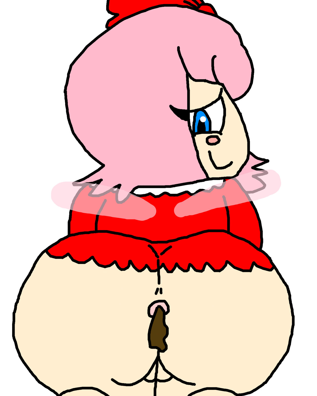 Ribbon goes pooping and farting at the same time page 7 full