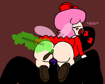 Ribbon goes pooping and farting at the same time cover