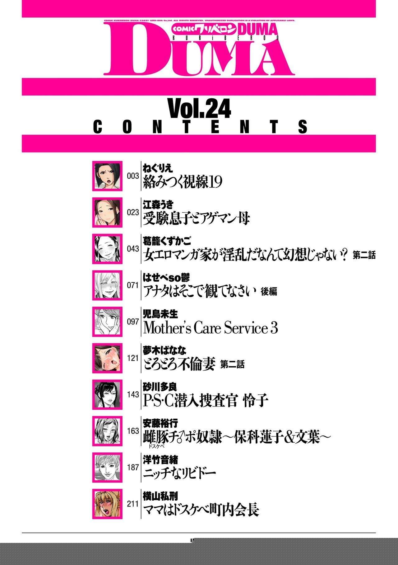 comic KURiBERON DUMA 2021-01 Vol. 24 page 2 full