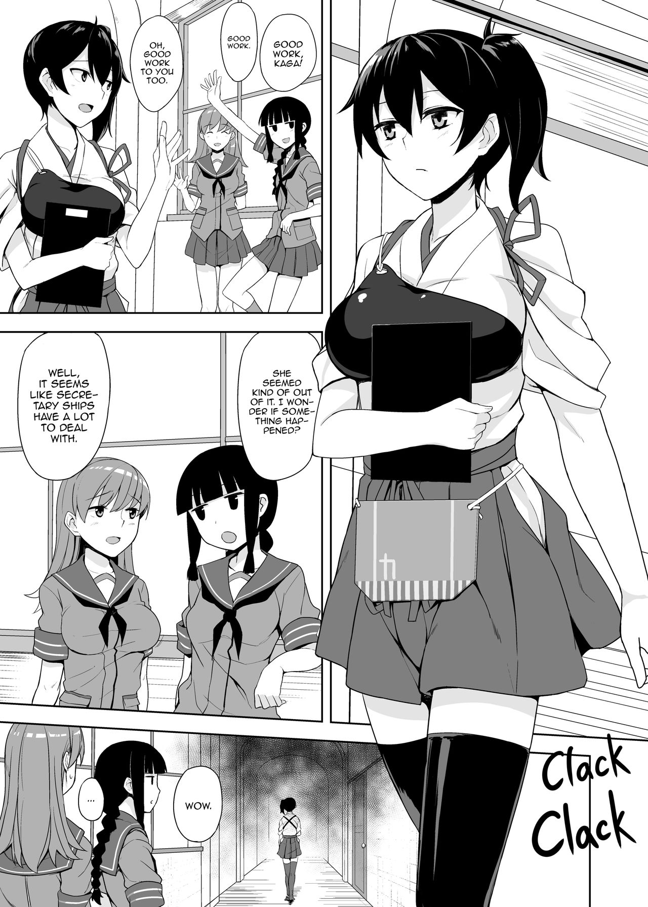 Hishokan Kaga no Nayamigoto | Worries of the Secretary Ship Kaga page 3 full