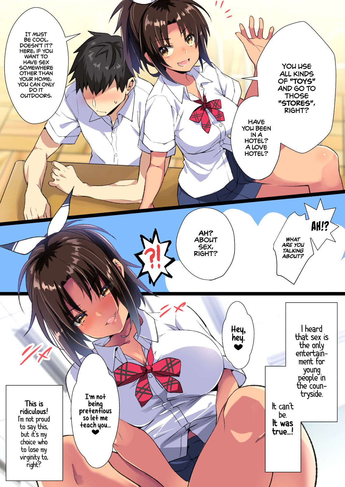 Inaka Osananajimi wa Hatsujouchuu! ~Muchimuchi Dosukebe Bitch ni Seichou Shita Osananajimi to Namahame Seikatsu~ page 6 full