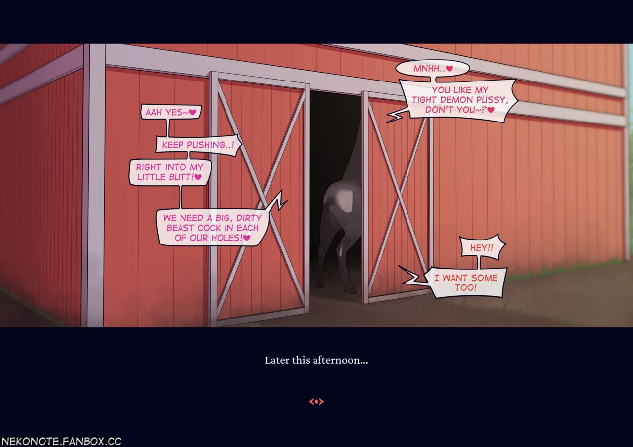 Cerberus x Horse Helltaker DLC page 5 full