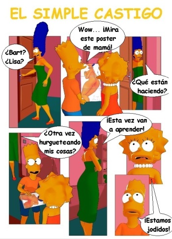 Simpsons xxx - El simple castigo cover