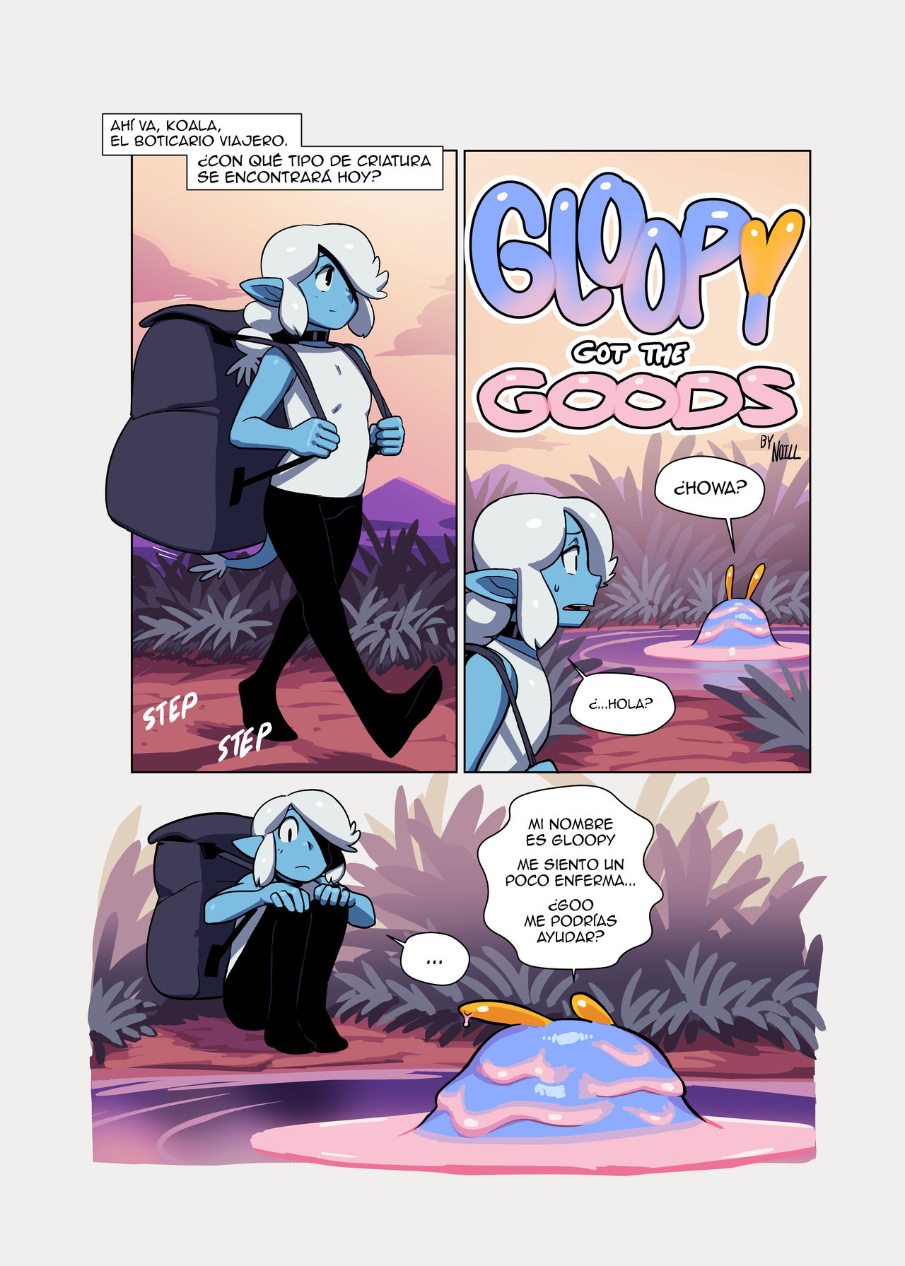 Marina and Gloopy Combo Comic page 2 full