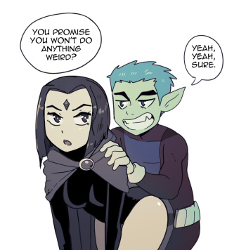 Raven x Beast Boy: Interspecies cover