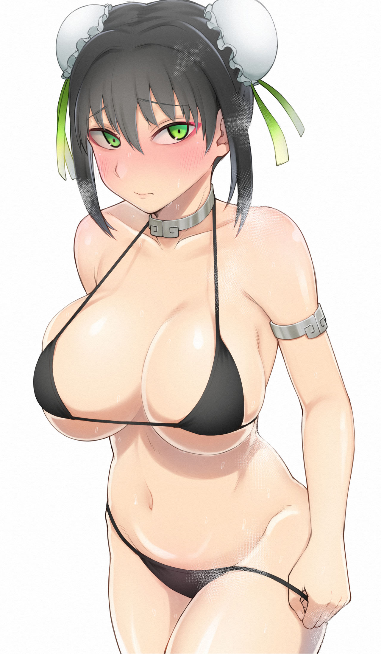 Black bikini Qin Liangyu page 6 full