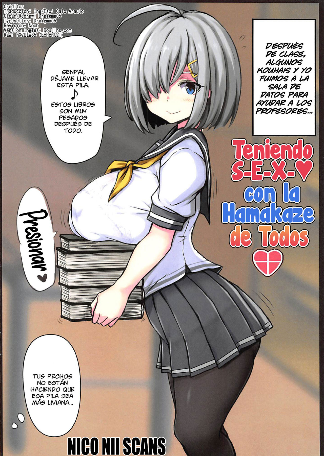 Minna no Hamakaze Esuibatsu | Teniendo S-E-X-♥ con la Hamakaze de Todos page 3 full