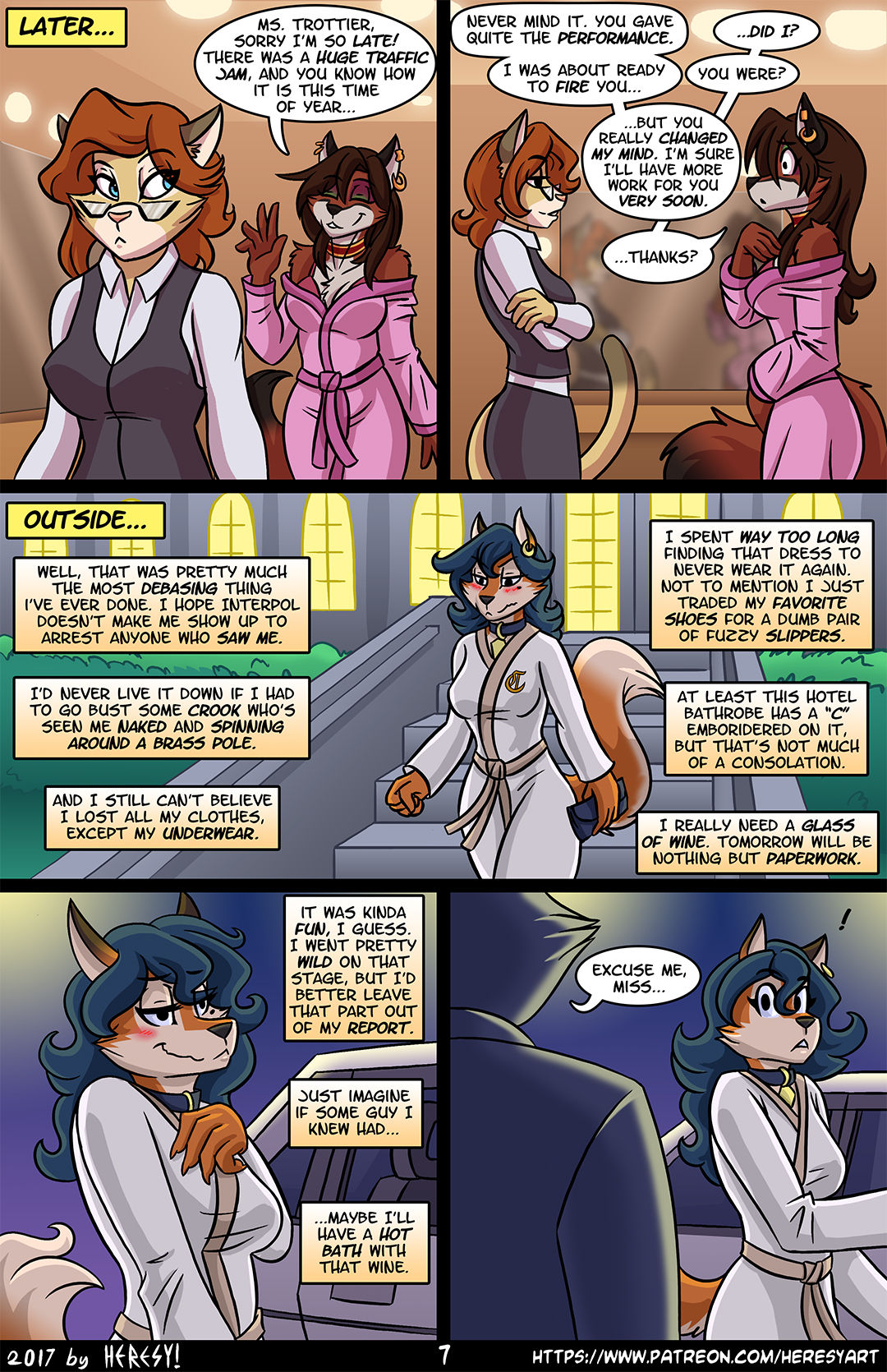 Carmelita Fox in Strip Search（Complete） page 8 full