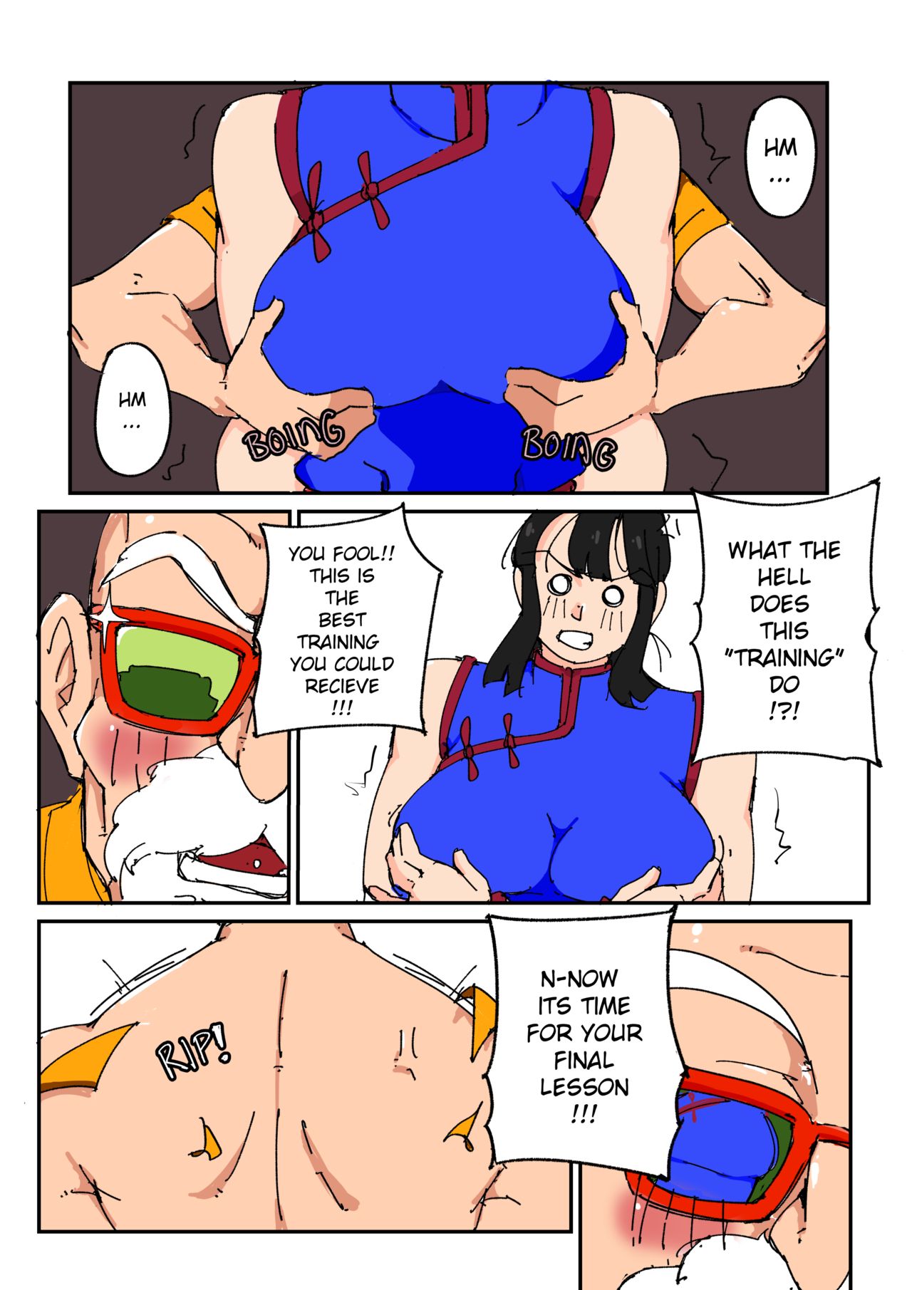 Master Roshi's New Technique page 1 full