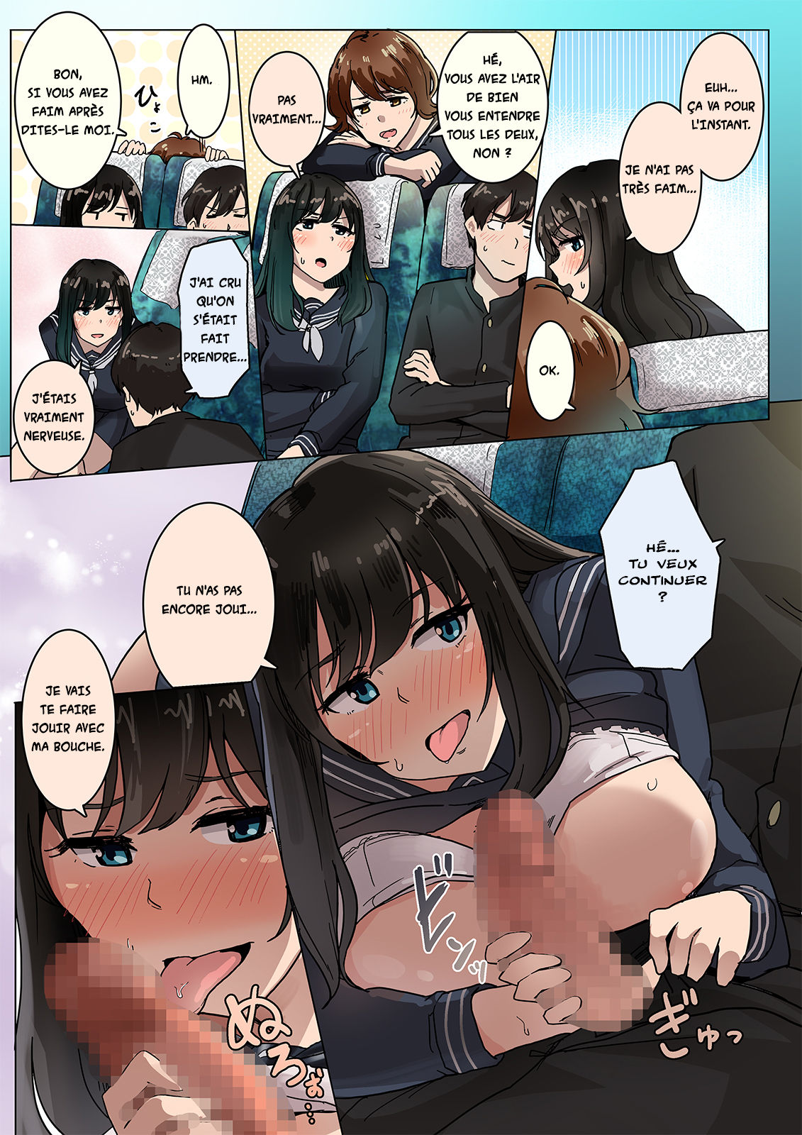 Shuugaku Ryokou no Bus no Naka de + Shuugaku Ryokouchuu ni Futari de Kossori Nukedashite... page 5 full