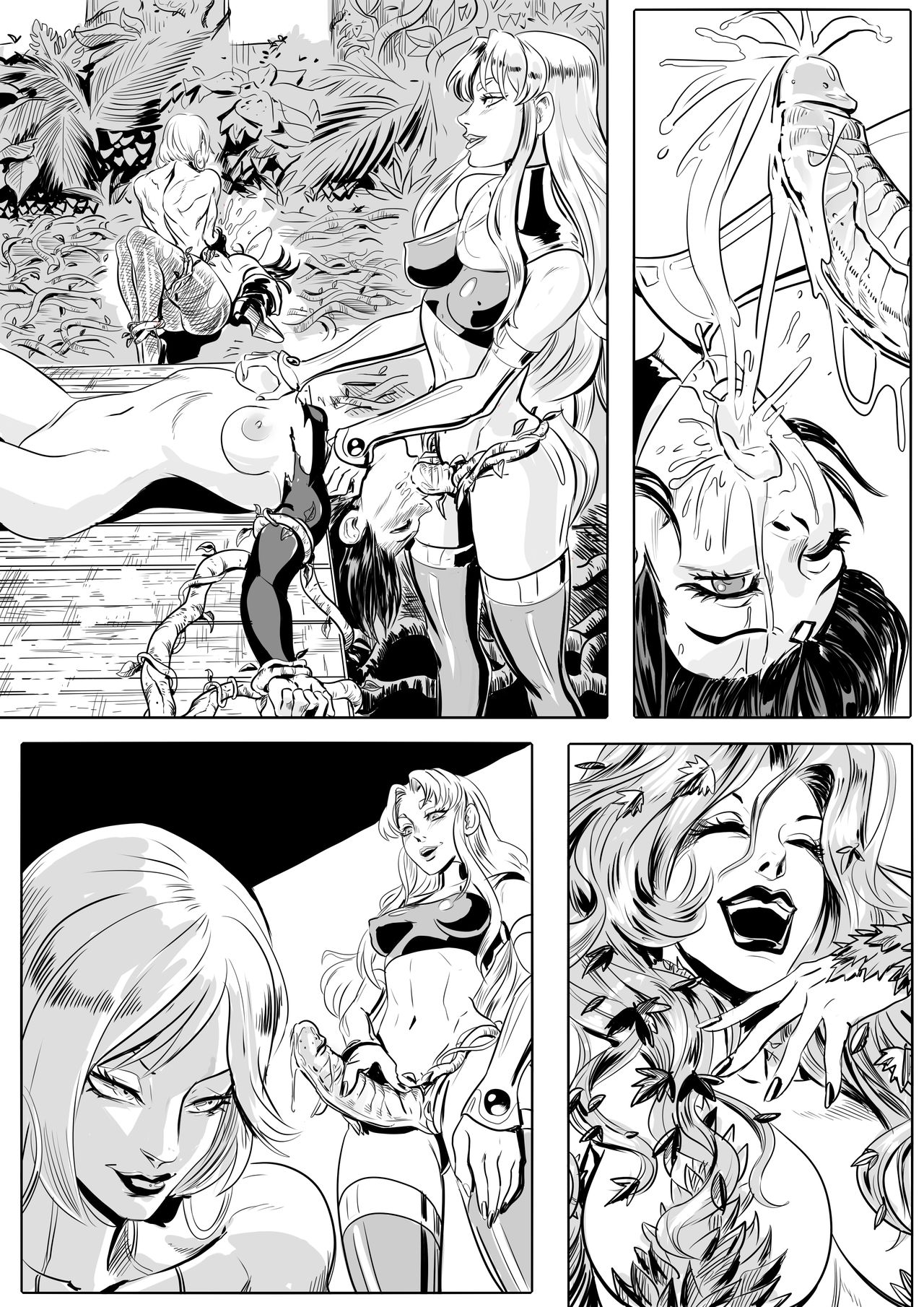 Raven and Zattana. page 7 full