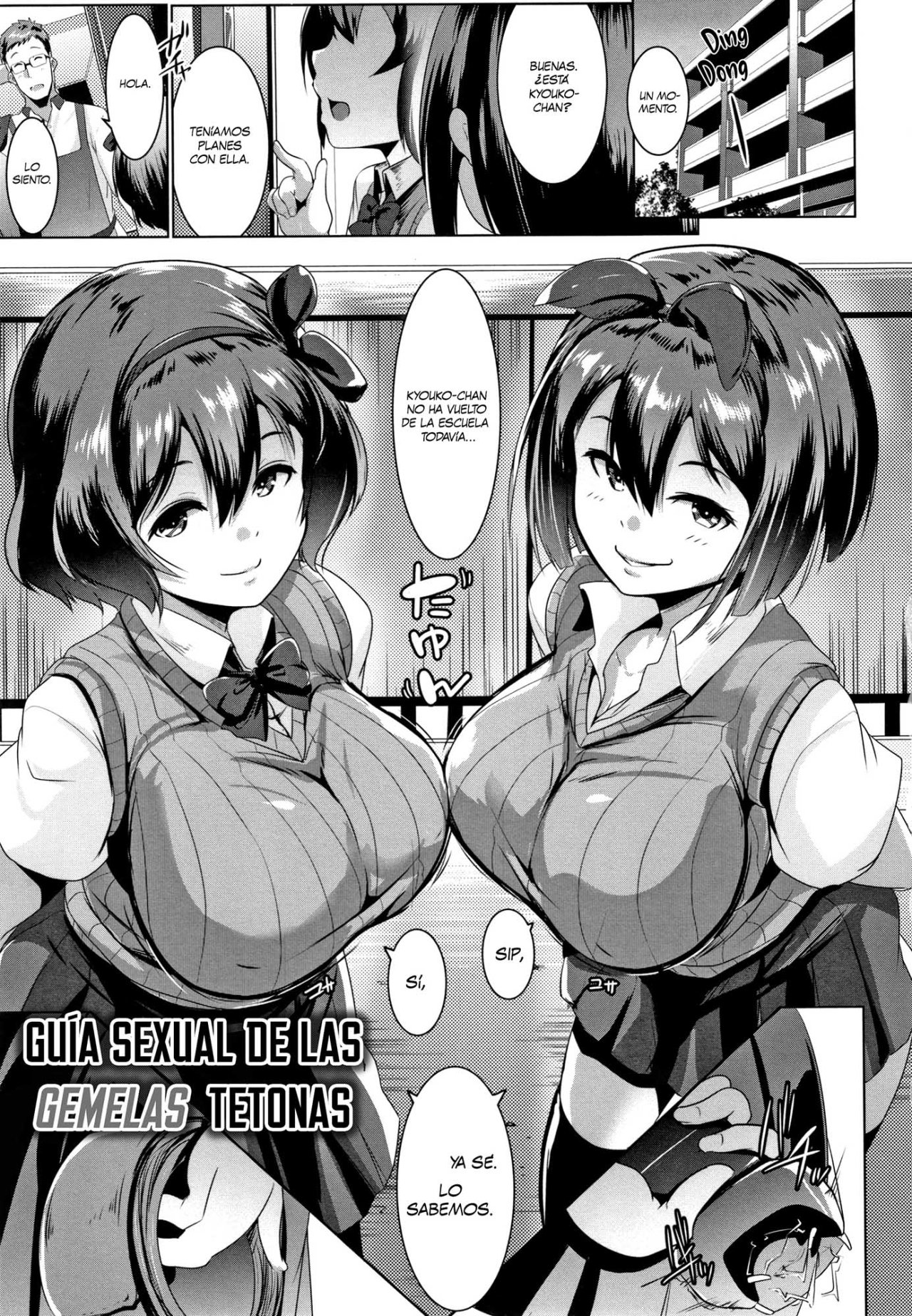 Kyonyuu na Futago no Seikatsu Shidou | Guía Sexual de las Gemelas Tetonas page 1 full